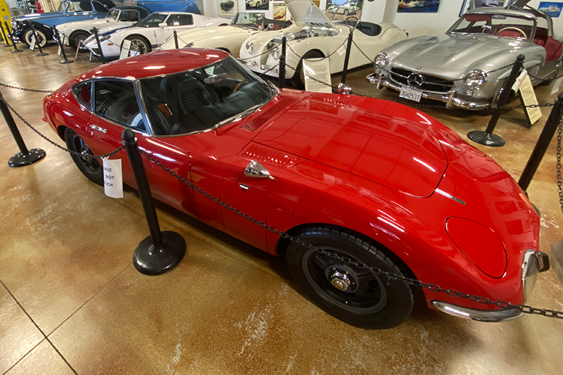 1967 Toyota 2000 GT on display at Woodland Auto Display, Paso Robles, CA