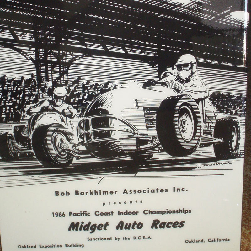 Midget Race Advertisement