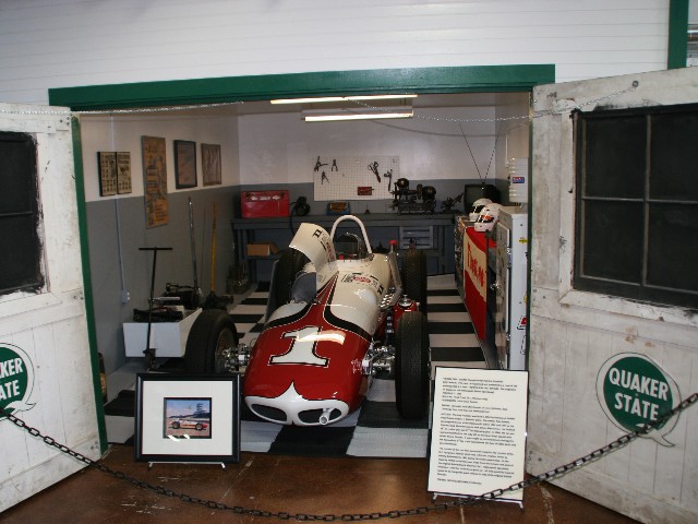 Indy 500 garage replication